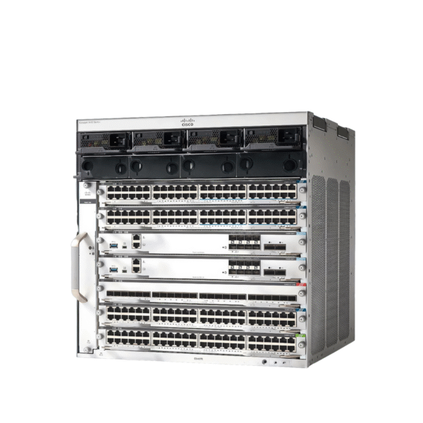 Front View of Cisco Catalyst 9400 C9407R Modular Switch