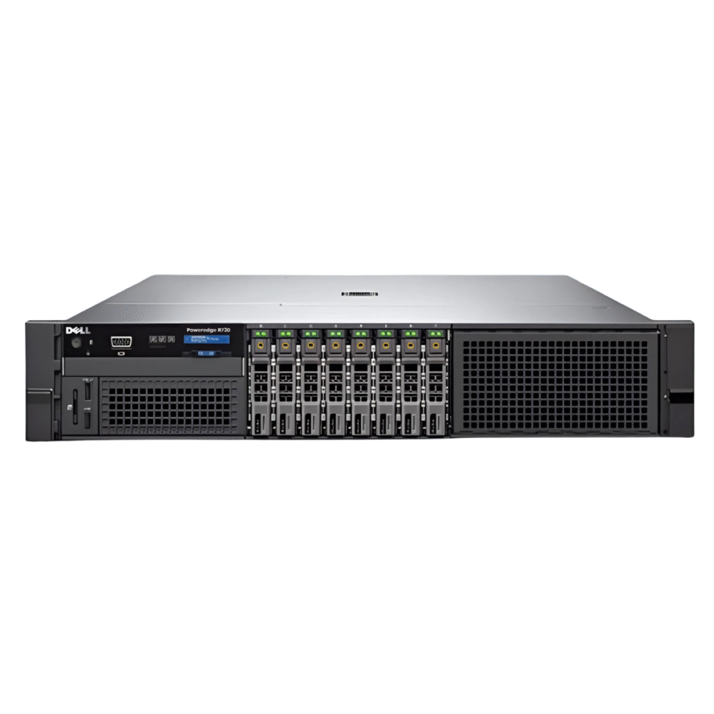 Dell EMC PowerEdge R730 8x2.5″ Server front view