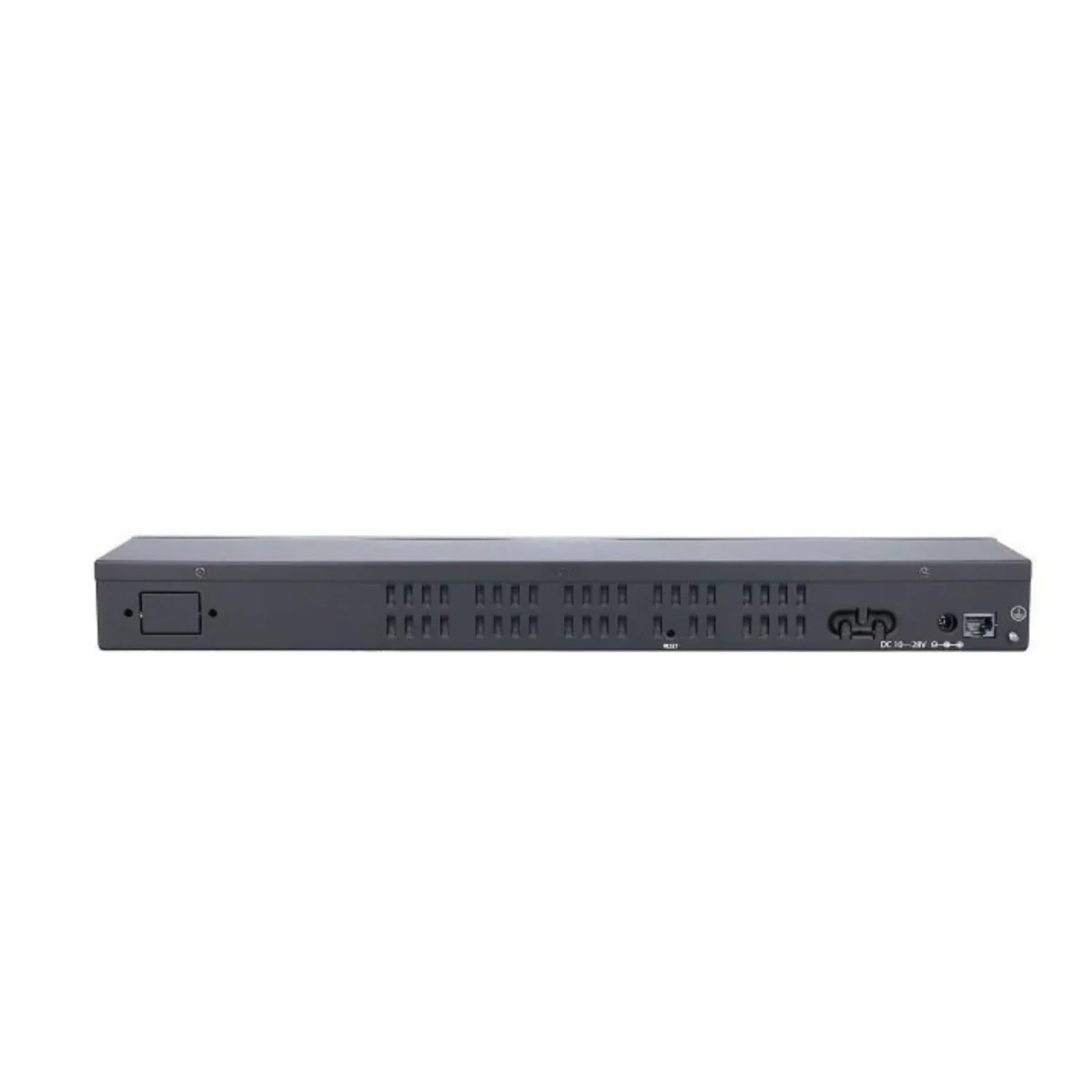 MikroTik RB2011UiAS-RM rackmount router with 10 Ethernet ports, SFP slot, and LCD display for advanced Layer 3 networking.