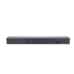 MikroTik RB2011UiAS-RM rackmount router with 10 Ethernet ports, SFP slot, and LCD display for advanced Layer 3 networking.