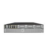 Cisco ISR 4451-X Integrated Services Router ISR4451-X-AXV/K9 front and side view with Gigabit Ethernet ports and expansion slots