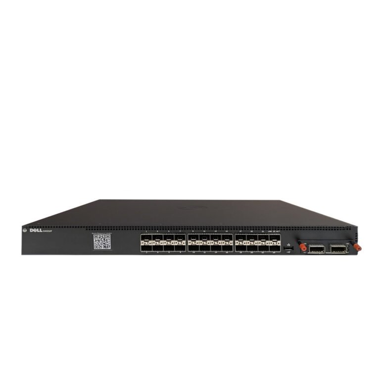 Dell EMC PowerSwitch N4032F 24-Port 10GbE SFP+ Layer 3 Switch with Hot-Swappable Uplink Module and Redundant Power Supplies