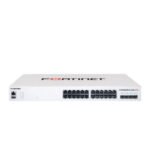 Fortinet FortiSwitch 424E-POE front view—24-port PoE+ managed switch