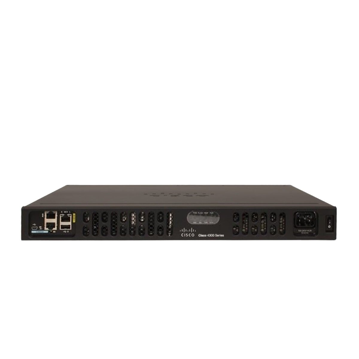 Cisco ISR4331/K9 Integrated Services Router with 3 Gigabit Ethernet Ports, modular expansion, Layer 3 performance