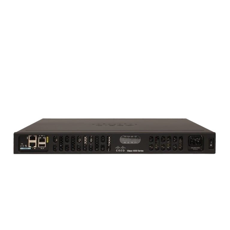 Cisco ISR4331/K9 Integrated Services Router with 3 Gigabit Ethernet Ports, modular expansion, Layer 3 performance