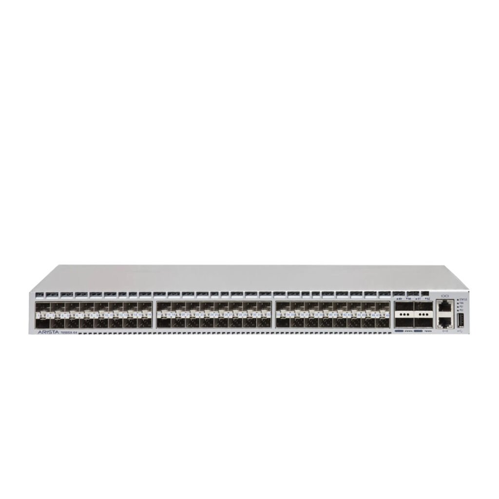 Arista Networks DCS-7050SX high-performance 10/40GbE data center switch with 64 ports