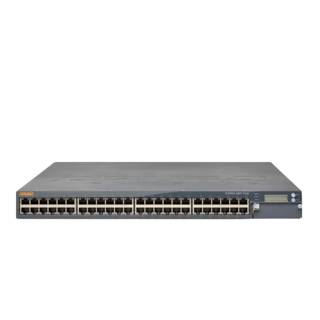 Aruba Networks S2500-48P-4X10G PoE Gigabit Ethernet Switch with 48 ports and 4x10G uplinks
