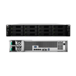 Synology SA3400 12-Bay Rackmount NAS for enterprise data storage and backup
