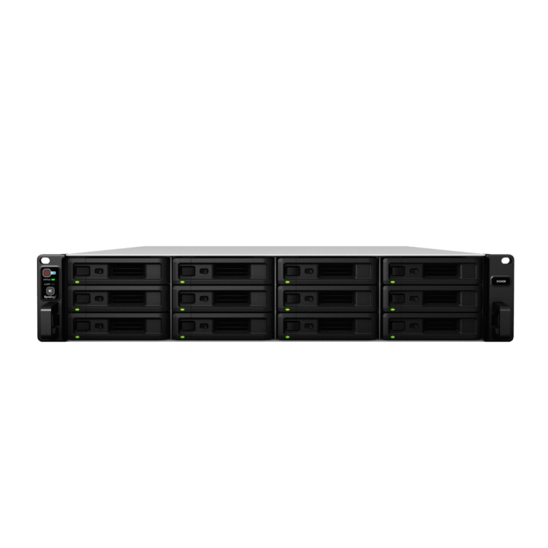 Synology SA3400 12-Bay Rackmount NAS for enterprise data storage and backup
