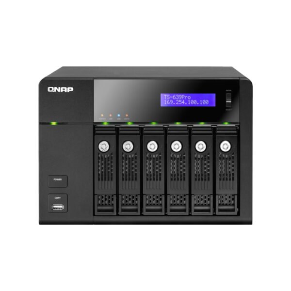 QNAP TS-639 Pro Turbo NAS 6-Bay Reliable Network Storage