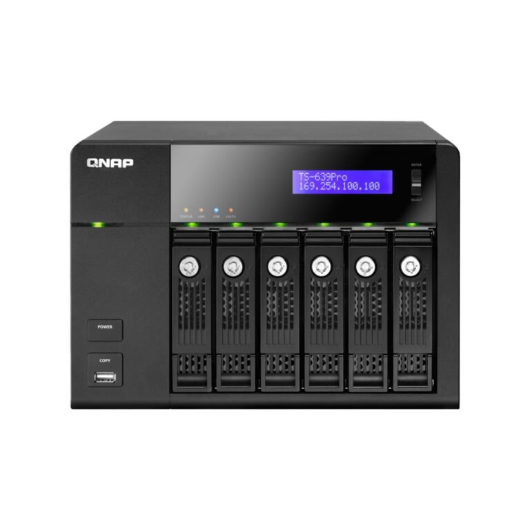 QNAP TS-639 Pro Turbo NAS 6-Bay Reliable Network Storage