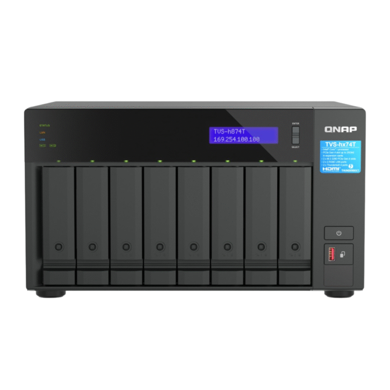 QNAP TVS-H874T 8-Bay Thunderbolt 4 NAS Edge Cloud Turbo high-performance storage