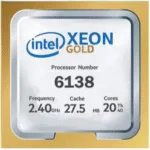 Intel Xeon Gold 6138 Processor 20 Cores 2.00GHz