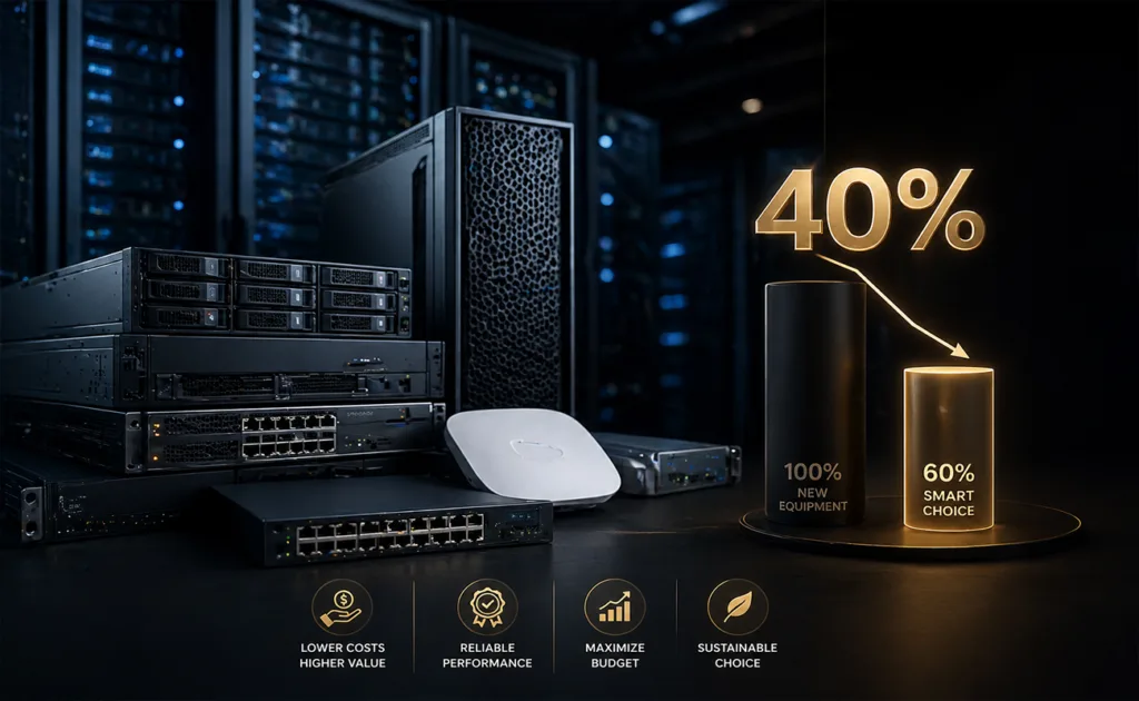 Why Buying Used IT Equipment Can Save You 40% or More
